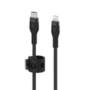 Belkin Pro-Flex 15W USB-C Braided Silicone With Lightning 1m Black CAA011BT1MBK