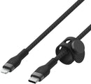 Belkin Pro Flex 15W USB-C Braided Silicone With Lightning 3M Black CAA011BT3MBK