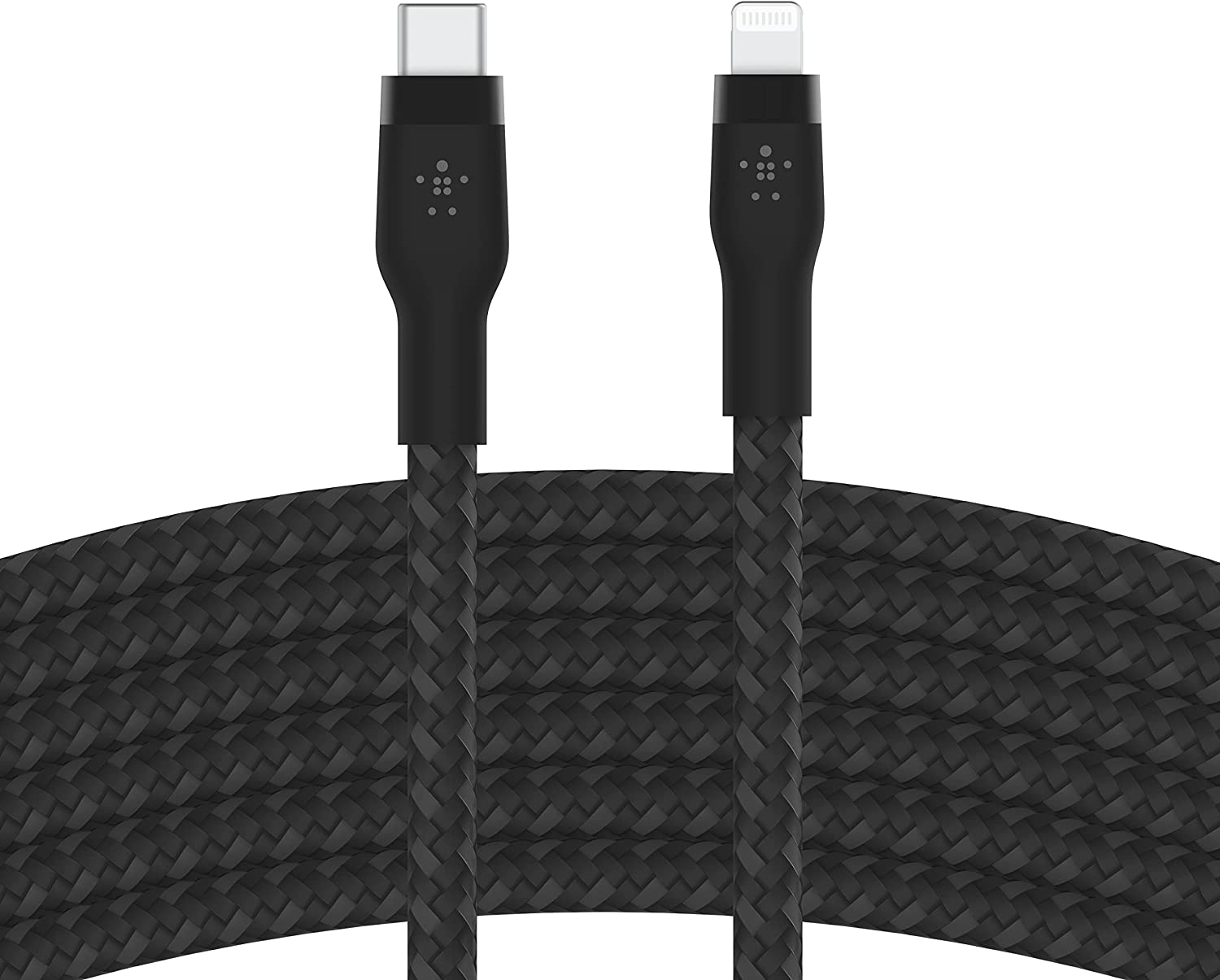 Belkin Pro Flex 15W USB-C Braided Silicone With Lightning 3M Black CAA011BT3MBK | Electronic Accessories