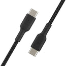 Belkin Premium Braided 2.0 C C Cable 1M Black CAB004bt1MBK