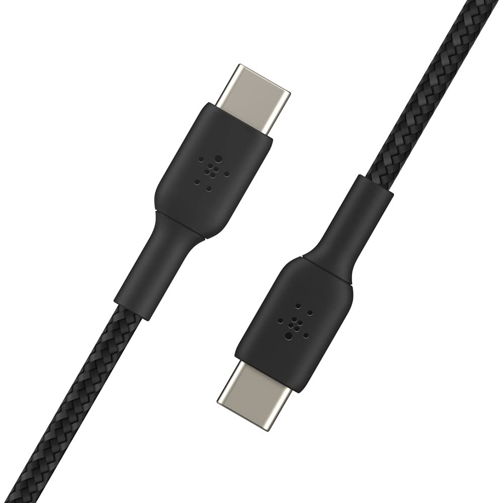 Belkin Premium Braided 2.0 C C Cable 1M Black CAB004bt1MBK | Electronic Accessories Belkin Premium Braided 2.0 C C Cable 1M Black CAB004bt1MBK | Electronic Accessories