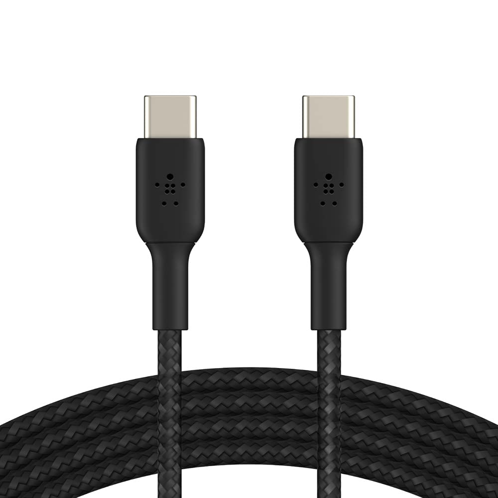 Belkin Premium Braided 2.0 C C Cable 1M Black CAB004bt1MBK | Electronic Accessories Belkin Premium Braided 2.0 C C Cable 1M Black CAB004bt1MBK | Electronic Accessories