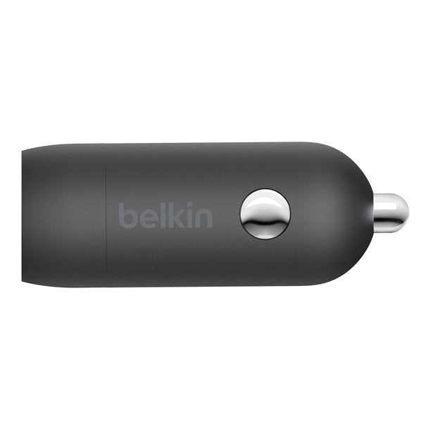 Belkin 20W USB-C PD Car Charger + USB-C To Lightning Cable CCA003BT04BK