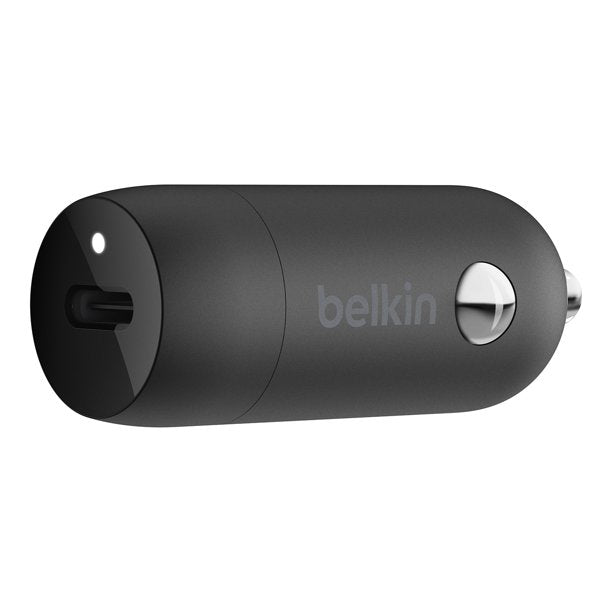 Belkin 20W USB-C PD Car Charger + USB-C To Lightning Cable CCA003BT04BK