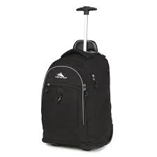High Sierra Chaser Wheeled Backpack Black Regular