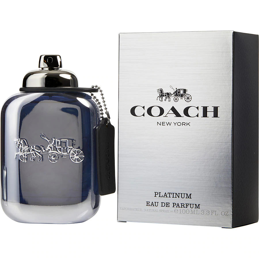 Coach New York Platinum Eau de Parfum for Men 100ml | Men's Perfume