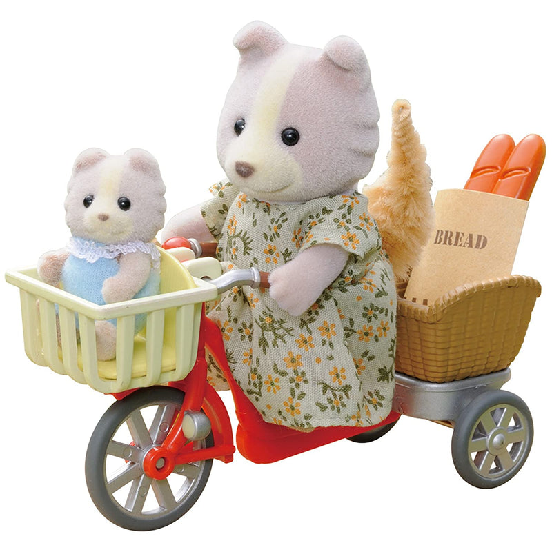 Sylvanian Family Cycling With Mother