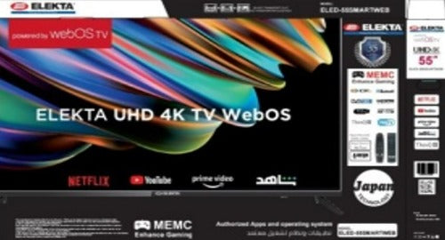 Elekta- 55" Smart 4K UHD Webos ELED-55SMART WEBO