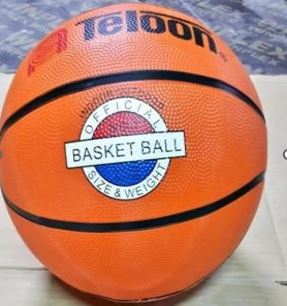 Teloon Basket Ball Rubber Size 7 5516