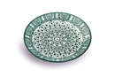 Che Brucia Round Plate Green Arabisc