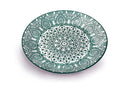 Che Brucia Round Plate Green Arabisc
