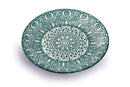 Che Brucia Round Plate Green Arabisc