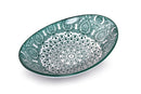 Che Brucia Oval Bowl Green Arabisc