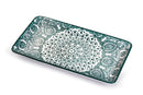Che Brucia Rectangle Plate Green Arabisc