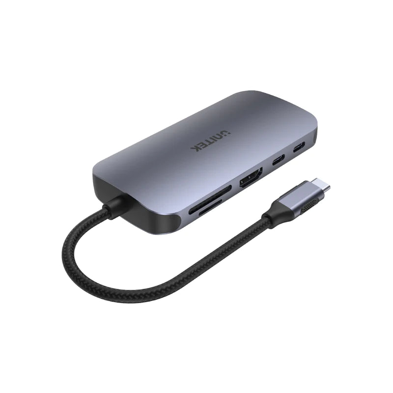 Unitek 9-in-1 USB-C 5Gbps Hub with Briad Cable D1071A
