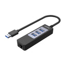 Unitek USB3.0 3-Port Hub + Gigabit Ethernet Converter