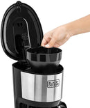 Black & Decker 8-10 Cup Coffee Maker With Glass Carafe DCM750S-B5