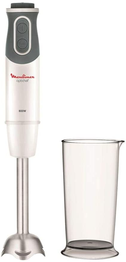 Moulinex Hand Blender 800W, 20 Speed, Steel Foot, 800ml Goblet DD64B127 | Kitchen Appliances