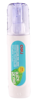 Deli Correction Pen Steel Tip 10ml DL-W39292