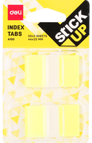 Deli Film Index Tabs 44×25mm 2×50sheets 4 Color DL-WA10001