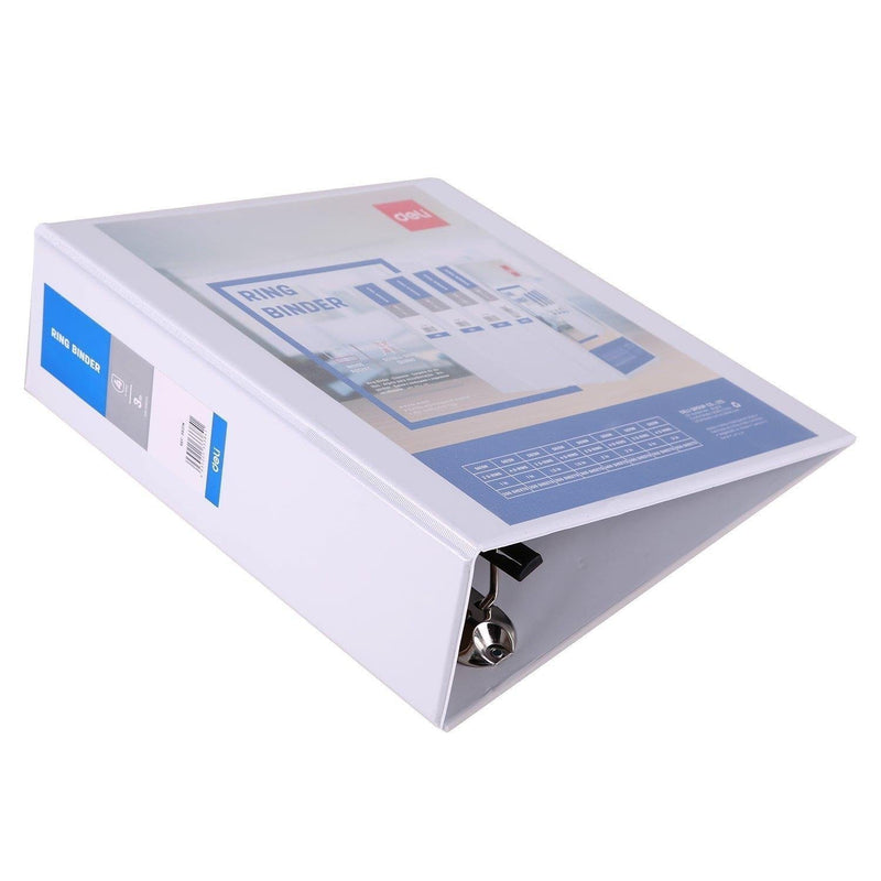 Deli PP 3IN 4 D-Ring View Binder A4
