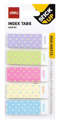 Deli Paper Index Tabs 5×30 Sheets DL-WA64002