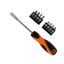 Kendo Screwdriver+8 Pieces Bit Set CRV KE20236