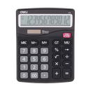 Deli Calculator 12 Digit Grey DL-W1210