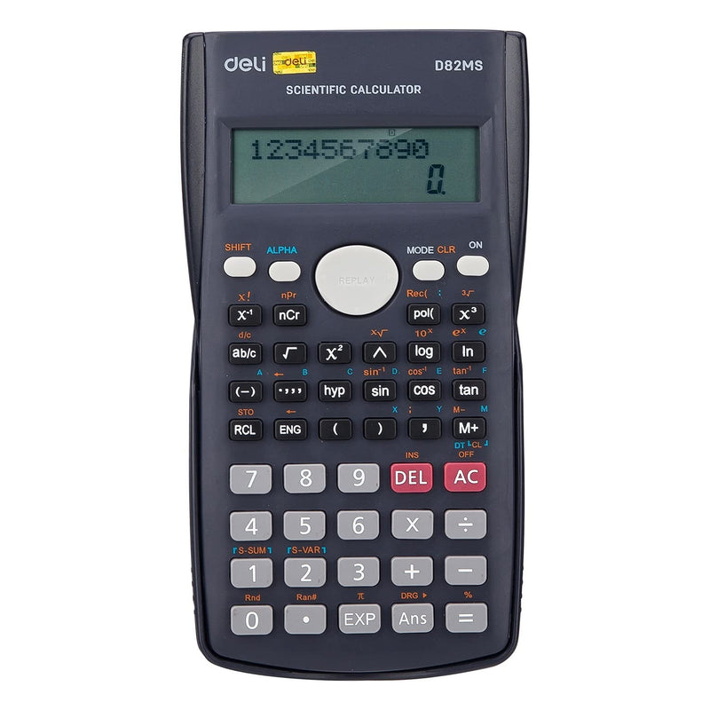Deli 240F Scientific Calculator 10+2 Digits DL-WD82MS