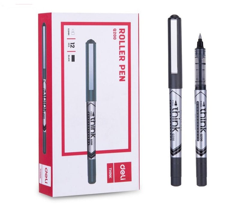 Deli Roller Pen 0.5mm Black DL-WQ20020