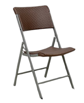 Blow Mold Rattan Folding Chair HY-Y56TB