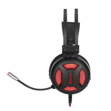 Redragon H210 MINOS Gaming Headset Virtual 7.1 Channel 50mm Dynamic Driver Volume Control LED light Microphone Switch Bass Boosted Headset USB Connectivity