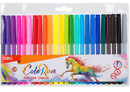 Deli Felt Pen Washable 1.0mm 24C DL-WC10023