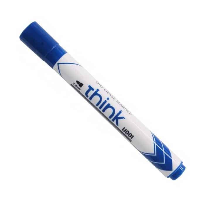 Deli Dry Erase Marker Bullet Blue DL-WU00130