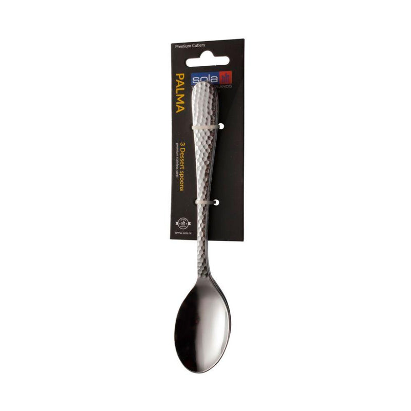 Sola Palma Dessert Spoon 3 pcs Set Regular