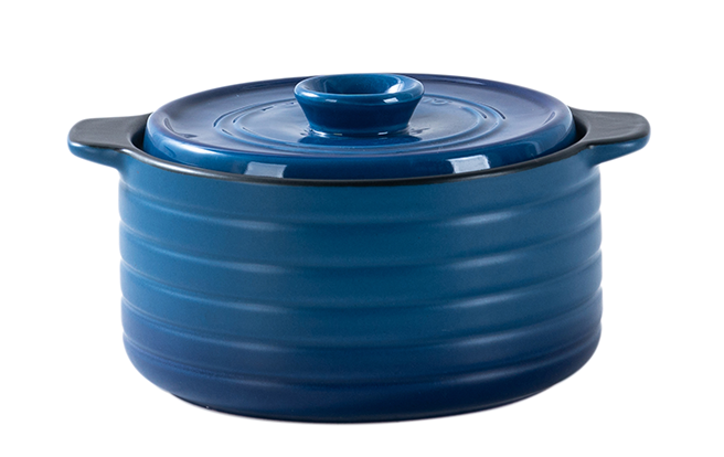 Direct Fire 1.2 L Ceramic Casserole Blue