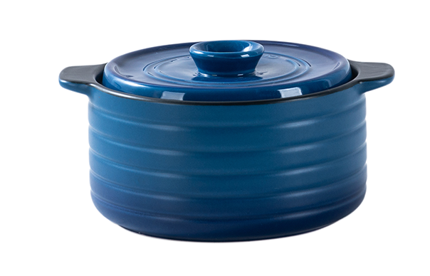 Direct Fire 1 L Ceramic Casserole Blue