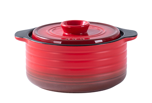 Direct Fire 1.2 L Ceramic Casserole Red