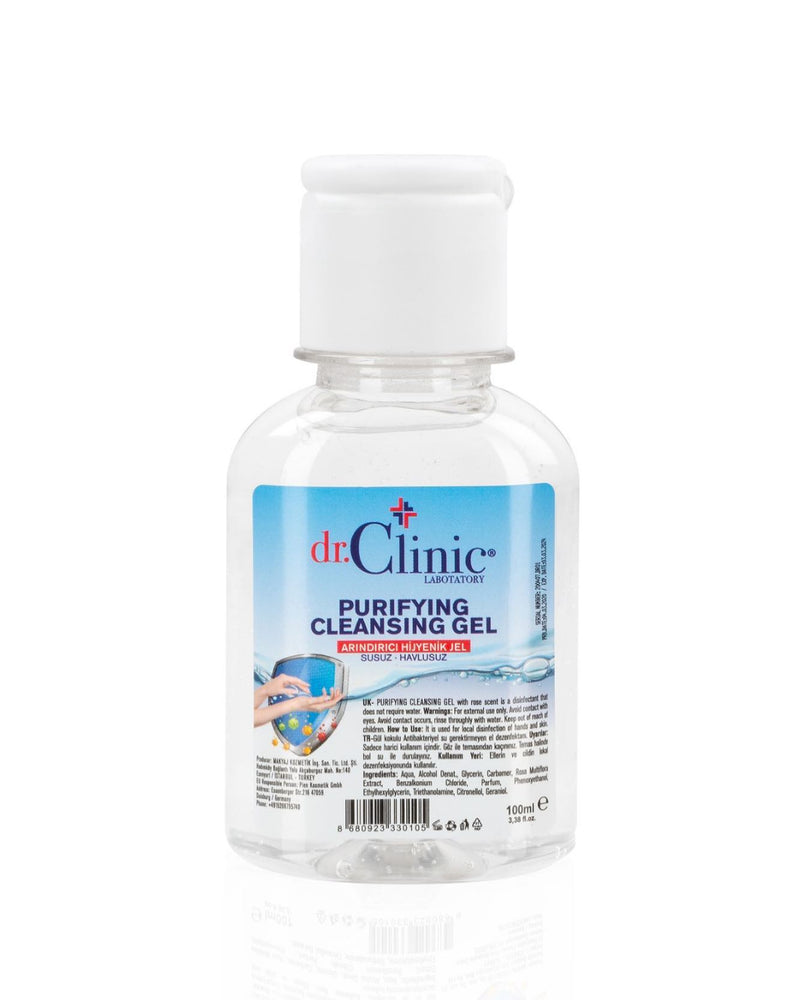Dr.Clinic Hand Sanitizer Gel 100 ml- Made In Turkey