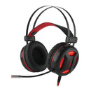 Redragon H210 MINOS Gaming Headset Virtual 7.1 Channel 50mm Dynamic Driver Volume Control LED light Microphone Switch Bass Boosted Headset USB Connectivity