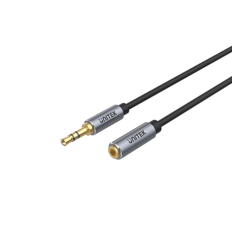 Unitek 1M, 3.5MM AUX Audio Cable - Male to Female Y-C932ABK