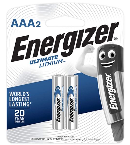 Energizer Ult Li AAA BP2