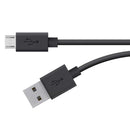 Belkin USB To Micro USB Cable Black F2CU012BT2M-BLK