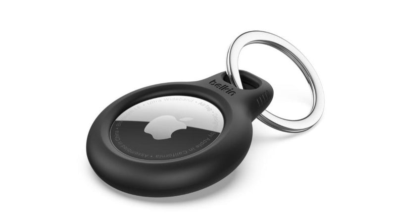 Belkin Secure Holder With Key Ring For Apple AirTag Black F8W973btBLK
