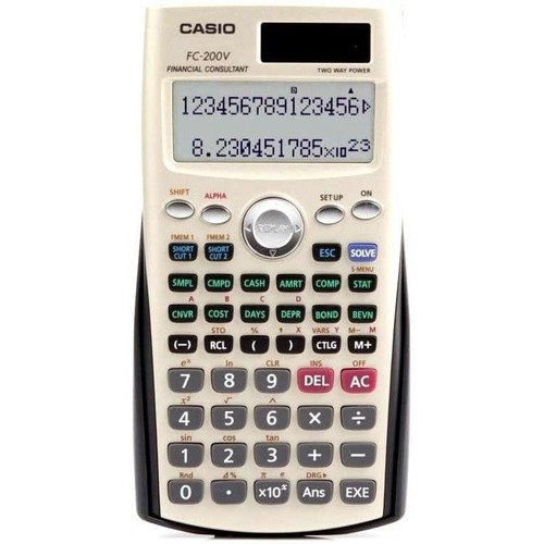 Casio Calculators Financial FC-200V-WB-DH