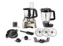 Moulinex  Doubleforce Food Processor 1000W, 31 Functions, 3 LTR Bowl, 2 LTR Blender Grey FP825E27