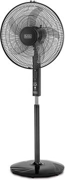 Black & Decker Pedestal Stand Fan With Remote 16 Inch FS1620R-B5