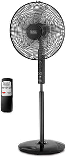 Black & Decker Pedestal Stand Fan With Remote 16 Inch FS1620R-B5