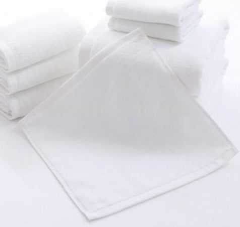 Royal Blue Face Towel 33 x 33cm White Regular 1 pc