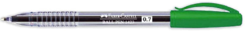 Faber Castell Ball Pen 0.7mm Green 50pc
